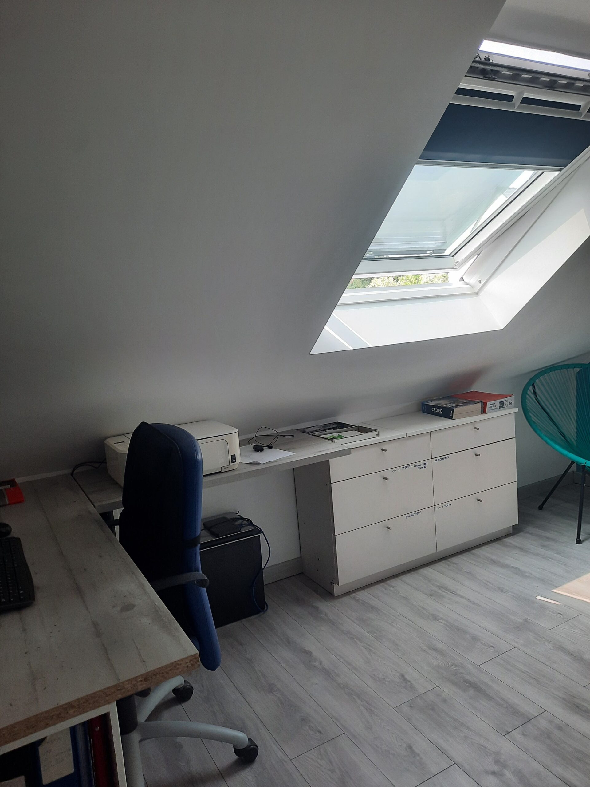 Aménagement d'un Bureau à reugny dans le 37 sur maison phénix