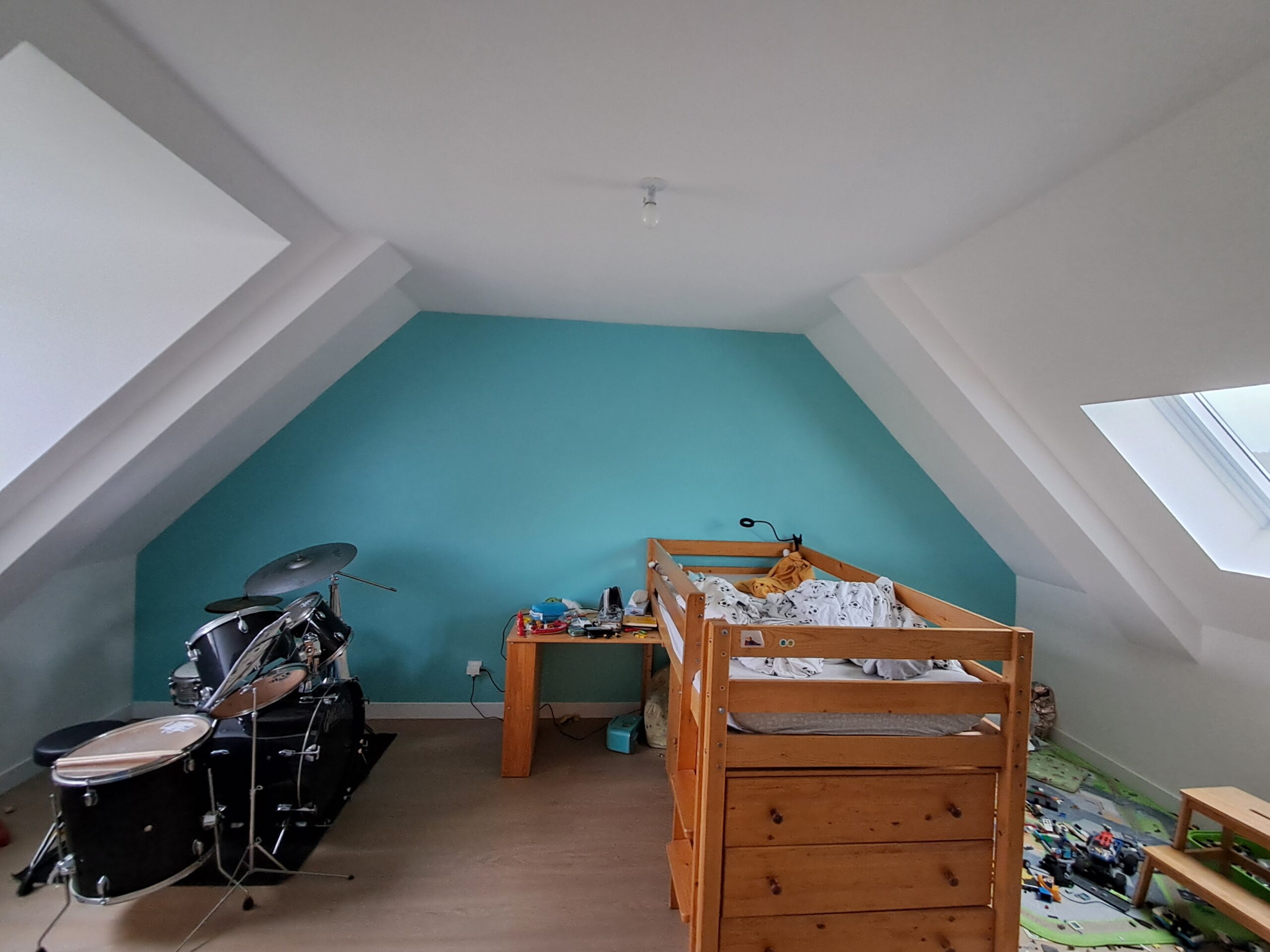 Transformation et aménagement de Comble perdu charpente métallique Phenix à Savonnières