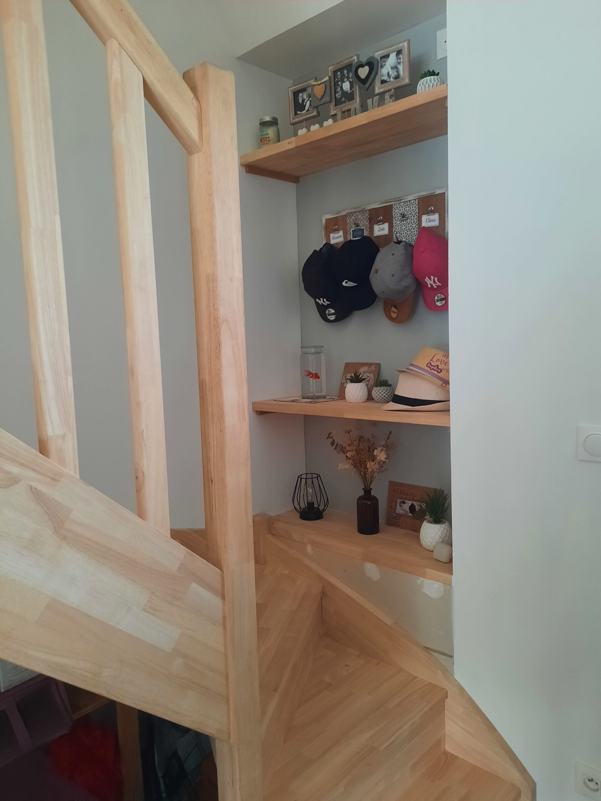 Création d'un escalier à Saint Martin Le Beau