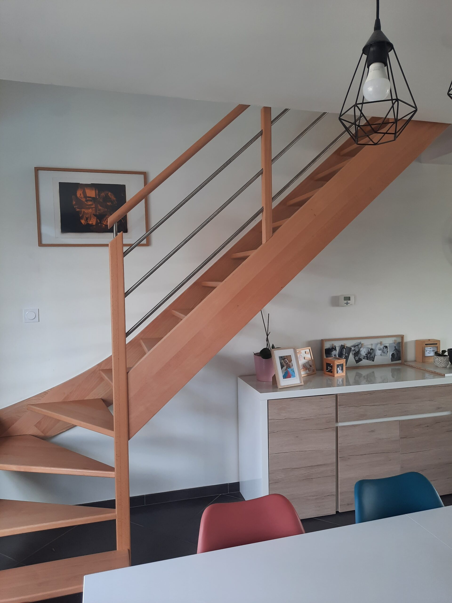 Création d'un escalier à Azay sur cher