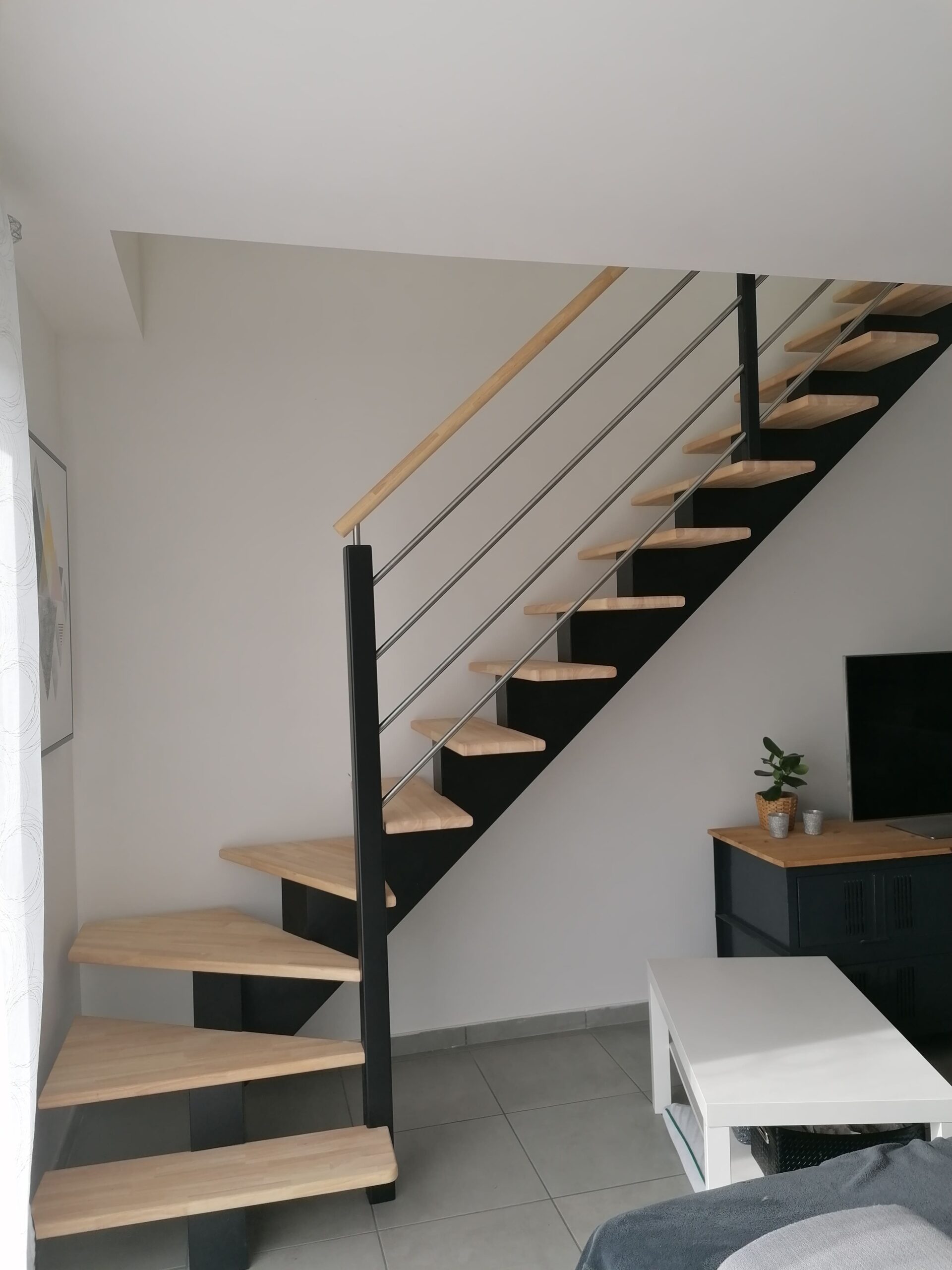 Création d'un escalier à Manthelan