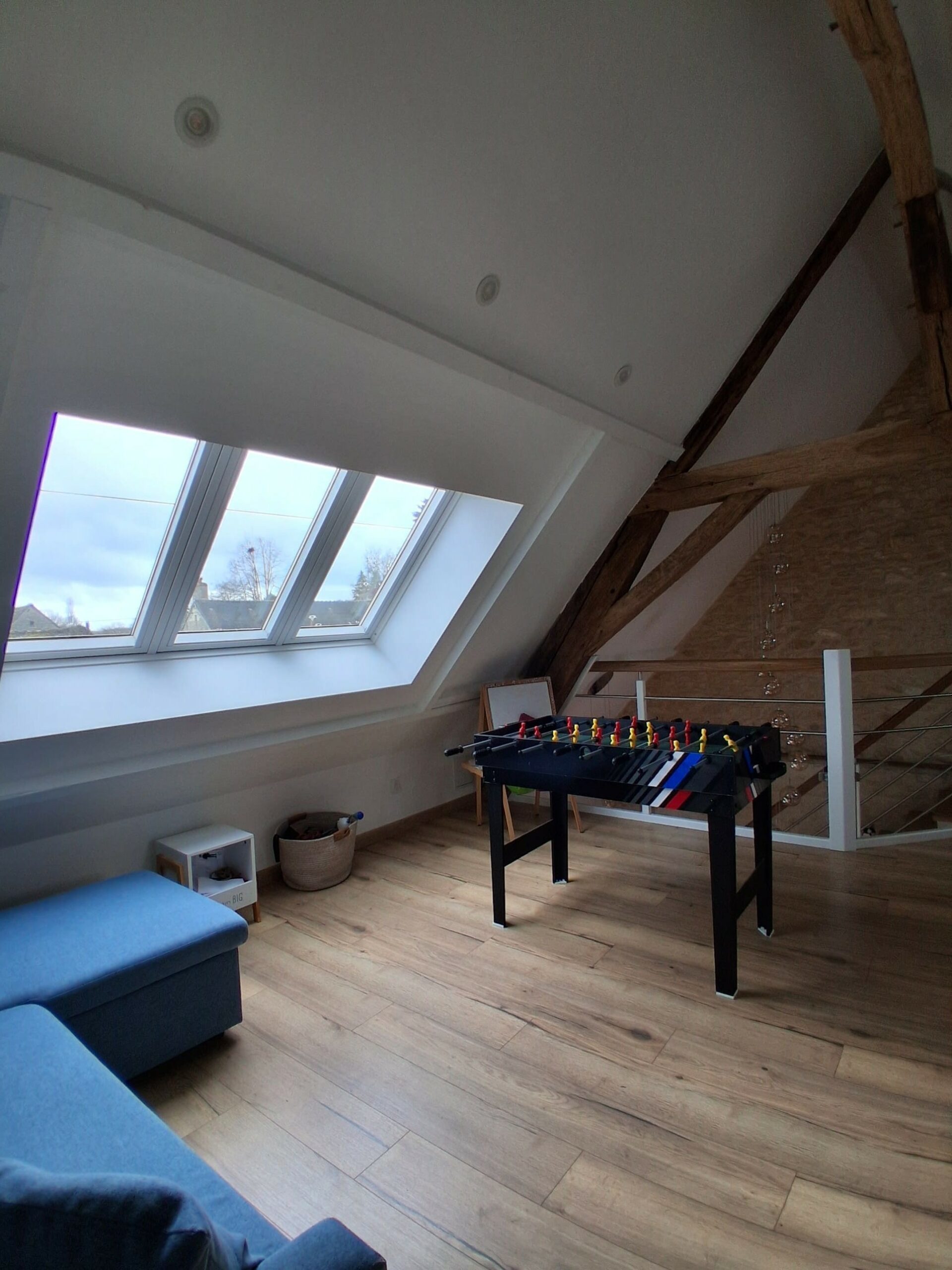 Création d'une verrière 3 en 1 188x118 velux - beau volume créé à tours