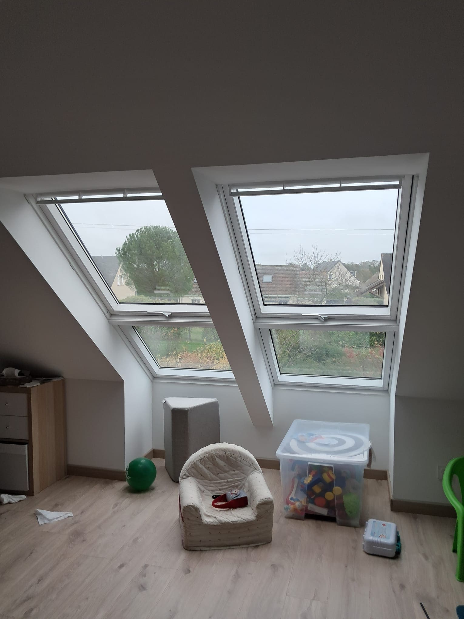 Installation d'une verrière plane velux à Monts
